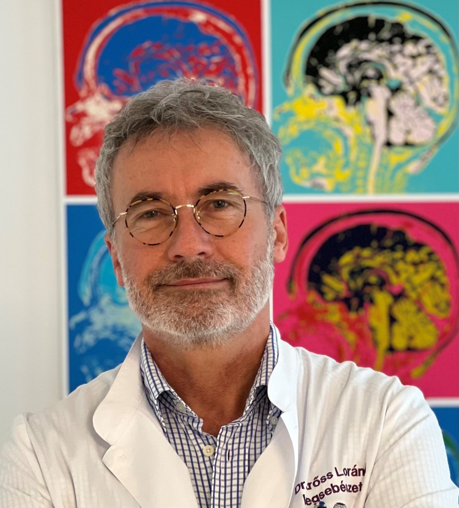 Professor Loránd Erőss, Director of the Department of Neurosurgery and Neurointervention at Semmelweis University